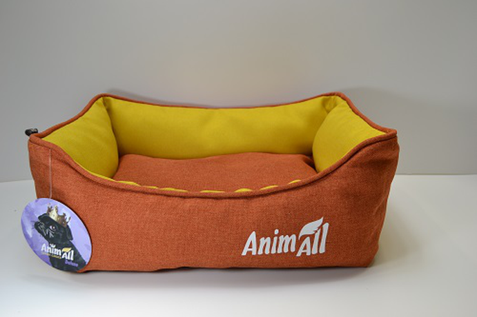 AnimAll Лежак Anna S Orange, 45x35x16 см