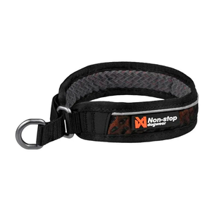 Non-Stop Dogwear Rock Collar 3.0 Нашийник Для Собак Чорний З Помаранчевим Фото Зоомагазину Dog.Com.Ua