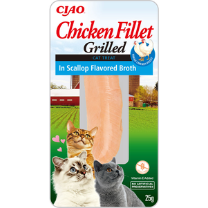 Inaba Grilled Ласощі Для Котів, Куряче Філе На Грилі В Бульйоні З Гребінця Фото Зоомагазину Dog.Com.Ua