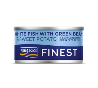 Fish4Dogs Finest Натуральний Вологий Корм Для Собак (Біла Риба З Бататом Та Зеленою Квасолею) Фото Зоомагазину Dog.Com.Ua