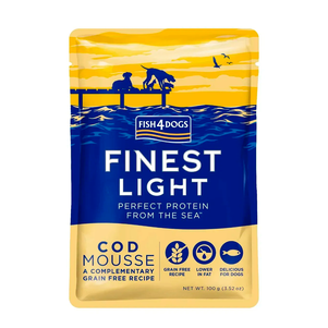 Fish4Dogs Finest Натуральний Вологий Корм Для Собак (Мус З Чистої Тріски) Фото Зоомагазину Dog.Com.Ua