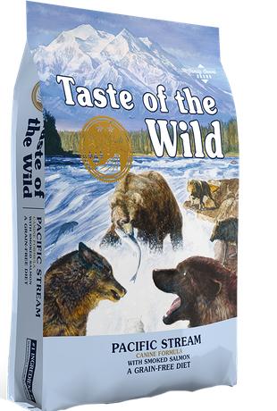 Taste of the Wild Pacific Stream Canine Formula для дорослих собак усіх порід із чутливим травленням (лосось)