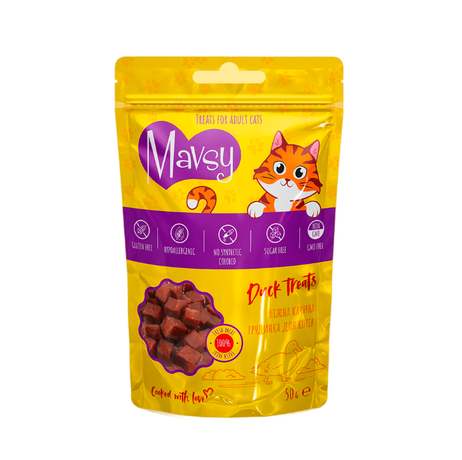 Mavsy (Мавсі) Duck Treats Ласощі Для Котів З Запеченої Качиної Грудки Фото Від Dog.Com.Ua