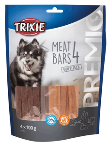 Лакомство Trixie для собак Трикси Премио 4 Meat Bars с курицей уткой бараниной и лососем 4*100г