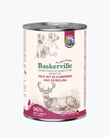 Консерва Baskerville Holistic Оленина С Черникой И Спирулиной Для Собак Фото От Dog.Com.Ua