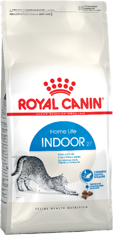 Royal Canin Indoor 27 для взрослых кошек не покидающих помещение