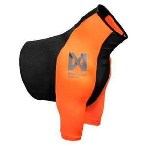 Non-Stop Dogwear Protector T-Shirt Футболка Для Собак Чорна З Помаранчевим Фото Зоомагазину Dog.Com.Ua