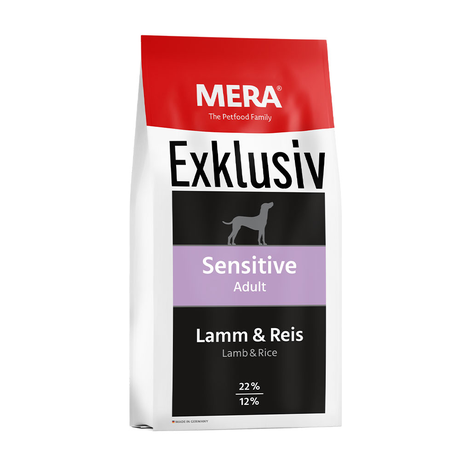 MERA Exclusiv Lamm & Reis для взрослых собак всех пород, безглютеновый (ягненок и рис)