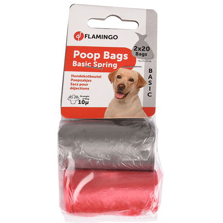 Flamingo Swifty Waste Bags ФЛАМИНГО СВИФТИ пакеты для сбора фекалий собак, 2 рул. по 20 пакетов