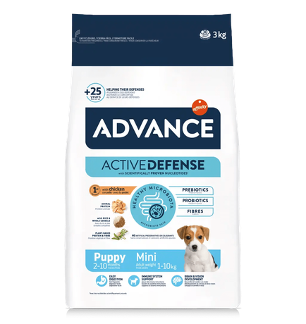 Сухий корм Advance (Едванс) Dog Mini Puppy для цуценят маленьких порід