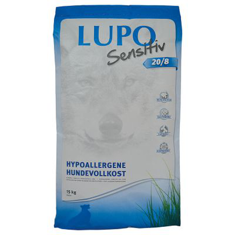 Сухой корм Luposan Lupo Sensitiv 20/8 для взрослых малоактивных собак с чувствительным пищеварением (курица)