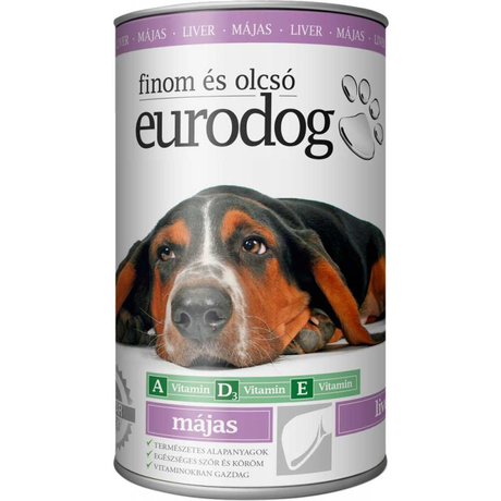 Консерва Eurodog Для Собак Із Смаком Печінки Фото Від Dog.Com.Ua