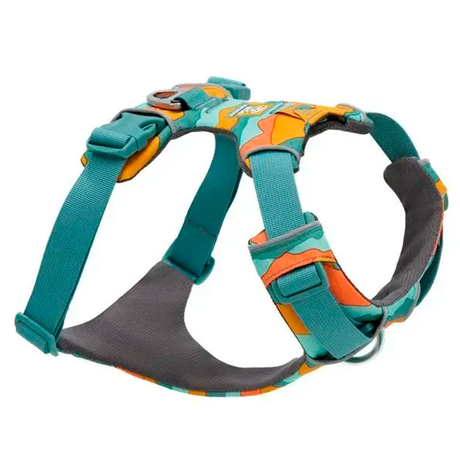 Ruffwear Front Range® Повседневная Шлейка Для Собак Бирюзово-Оранжевая Фото От Dog.Com.Ua