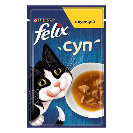 Felix Soup Суп для котів з куркою, 85 г