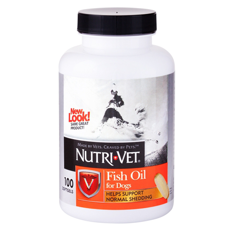Nutri-Vet Fish Oil НУТРІ-ВІТ РИБИЙ ЖИР добавка для шерсті собак