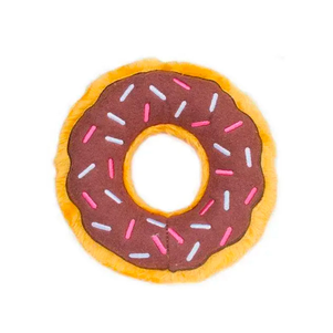 Zippypaws Donutz Chocolate Мягкий Пончик Шоколад Для Собак С Пищалкой Фото Зоомагазина Dog.Com.Ua