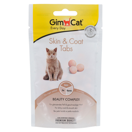 Вітаміни Gimcat Для Котів Гімкет Табс Скін Енд Коат Таблетки 40 Г Фото Від Dog.Com.Ua