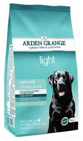 Сухой корм Arden Grange Adult Dog Light (Арден Грендж Эдалт Лайт) для взрослых собак низкокалорийный (курица и рис)