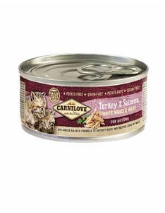 Carnilove Turkey & Salmon for Kittens влажный корм с мясом индейки и лососем для котят