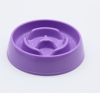 Миска Slow Feeder Для Собак Для Повільного Годування Пластикова (Бузковий) Фото Зоомагазину Dog.Com.Ua