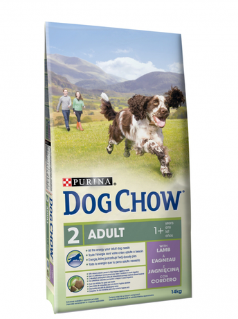 Сухой корм Dog Chow Adult Lamb (Дог Чау Эдалт Ламб) для взрослых собак (ягненок)