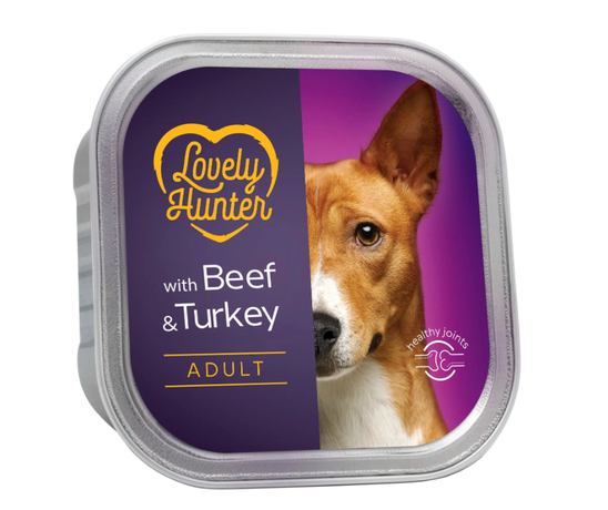 Lovely Hunter Adult Beef and Turkey консерви для дорослих собак (яловичина та індичка)