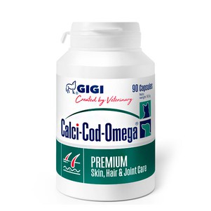 GIGI Calci-Cod-Omega Пищевая добавка для восстановления костей и хрящей собак и кошек