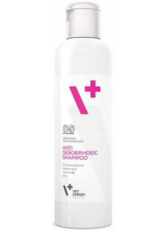 VetExpert Antiseborrhoeic Shampoo Антисеборейний шампунь для котів та собак