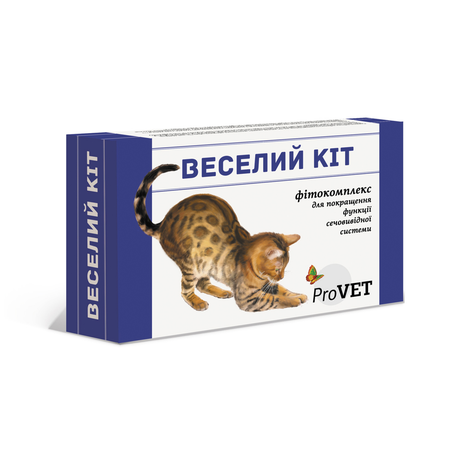 Веселий Кіт фітокомплекс для покращення функції сечовивідної системи для котів 20 мл