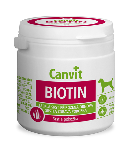 Canvit Biotin (Канвит Биотин) кормовая добавка для шерсти собак