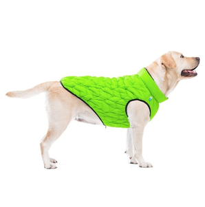 COLLAR AiryVest UNI двостороння курточка для собак (салатово-чорна) – еластична на 20%!