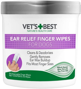 Vet's Best Ear Relief Finger Wipes салфетки для чистки ушей