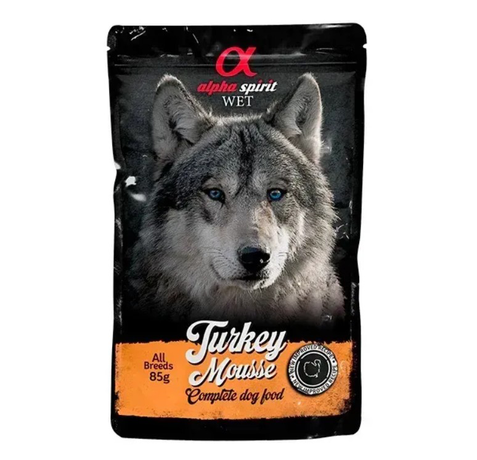Alpha Spirit Turkey Mousse Вологий Корм Для Собак З Індичкою Фото Від Dog.Com.Ua