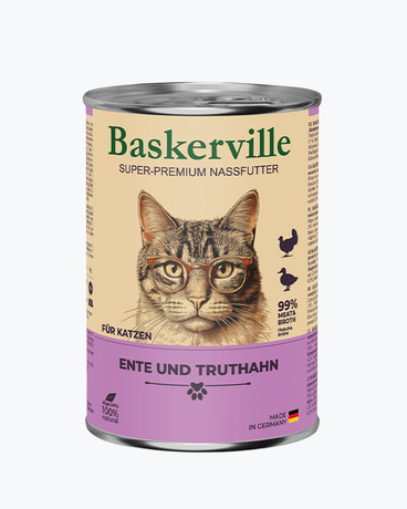 Baskerville Влажный Корм Для Кошек С Уткой И Индейкой Фото От Dog.Com.Ua