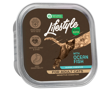 NP Lifestyle Sensitive Digestion with ocean fish консерви для дорослих кішок з чутливим травленням (океанічна риба)