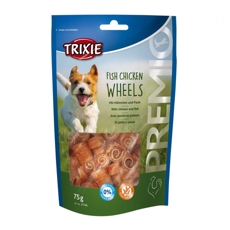 Trixie Premio Fish Chicken Wheels Снеки с курицей и рыбой для собак