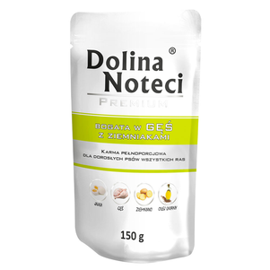 Пауч Dolina Noteci Premium для собак с гуской и картофелем