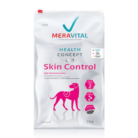 MERA MVH Skin Control сухий корм для дорослих собак при дерматозах та надмірному випаданні шерсті