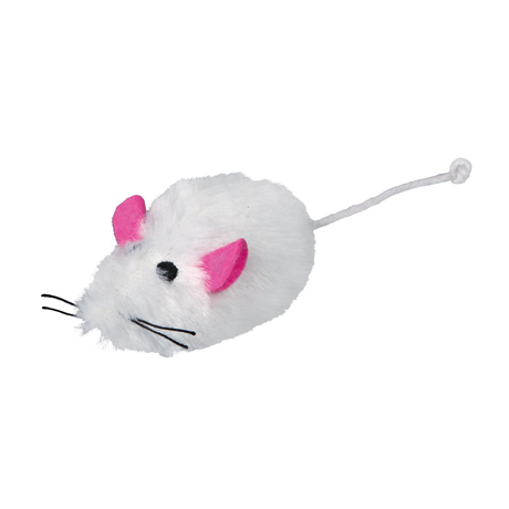 Trixie Мишка хутряна з пищалкою 9 см