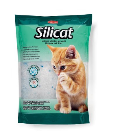 Padovan SILICAT Гигиенический наполнитель для кошачьих туалетов на основе силикагеля