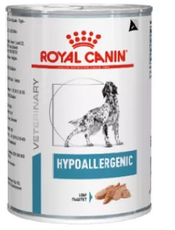 Royal Canin Hypoallergenic Canine Cans Повнораційний дієтичний вологий корм для дорослих собак з харчовою алергією