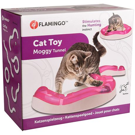 Flamingo Moggy Tunnel Фламинго Могги Интерактивная Игрушка Для Котов Фото От Dog.Com.Ua