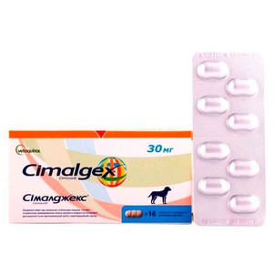 Vetoquinol Cimalgex (Сімалджекс) Знеболювальні таблетки для собак, 16 табл.