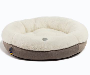 Harley And Cho Лежак Овальний Для Собак Bagel Fur Milky Фото Зоомагазину Dog.Com.Ua