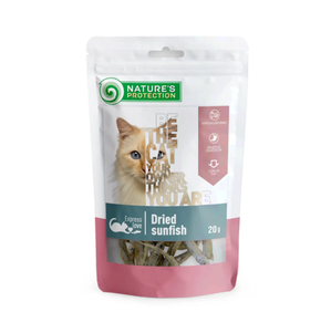 NP snacks for cats dried sunfish ласощі для кішок (сушені сонячні окуні)