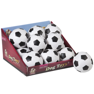 Flamingo Soccerball ФЛАМІНГО СОКЕРБОЛ іграшка для собак, м'яч чорно-білий маленький, штучна шкіра
