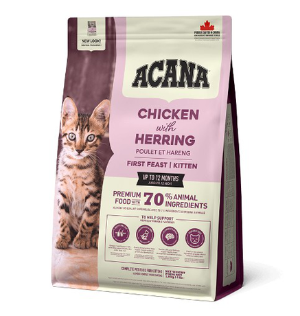 Acana First Feast Kitten Для Кошенят (Курча Та Риба) Фото Від Dog.Com.Ua