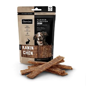 Chewies Fleischstreifen Soft Ente Мясные натуральные лакомства для собак (100% кролик)