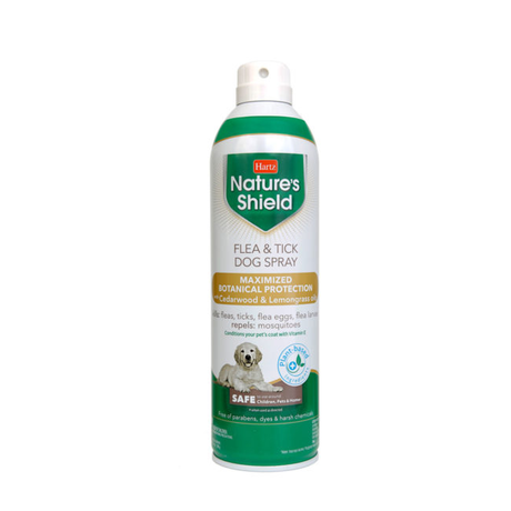 Hartz Nature's Shield Flea and Tick Home Spray Натуральный спрей для защиты собак от блох, клещей и комаров