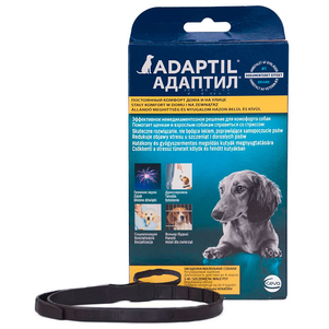 Ceva Adaptil (Адаптил) Ошейник для собак с успокаивающими феромонами для щенков и малых пород, размер С-М
